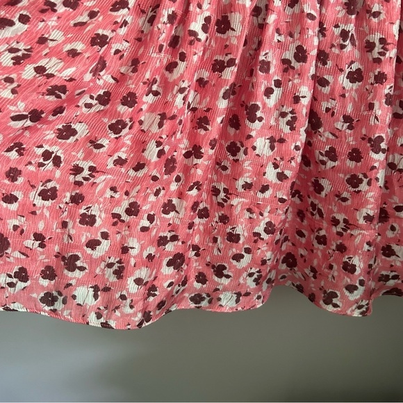 Ramy Brook Penelope Floral Pink Ruffled Dress - Picture 3 of 6